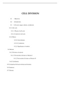 Cell Division - With every minute details