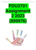 PDU3701 ASSIGNMENT 2 2023 (DETAILED ANSWERS AND AN  ESSAY)889976
