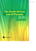 The Law of Persons in South Africa by Ann Skelton, Marita Carnelley, Hanneretha Kruger