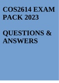 cos2614 exam pack 2023