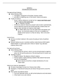 Class notes Violence & security. Paradigms and debates (73220041FY) 