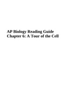 AP Biology Exam Guide Chapter 6: A Tour of the Cell 