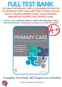 Test Bank For Primary Care: A Collaborative Practice 6th Edition By Terry Mahan Buttaro; Patricia Polgar-Bailey; Joanne Sandberg-Cook; JoAnn Trybulski 9780323570152 Chapter 1-199 Complete Guide .