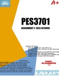 PES3701 ASSIGNMENT 2 2023 (673999)