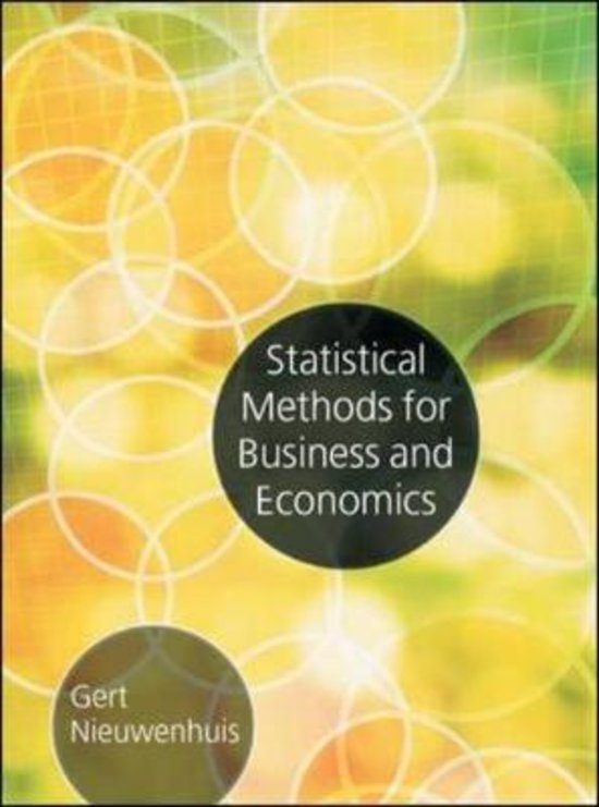 ECON0005 (Statistical Methods in Economics) Summary - UCL Economics BSc