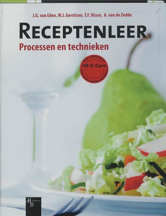 Samenvatting receptenleer foodscience 1.1 