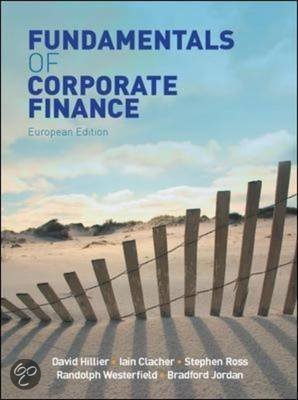 Fundamentals of Corporate Finance by Hillier, 3rd edition. (Chapters 14-22)