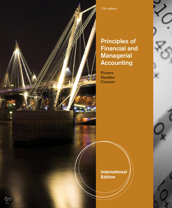 Summary Financial and Managerial Accounting Principles