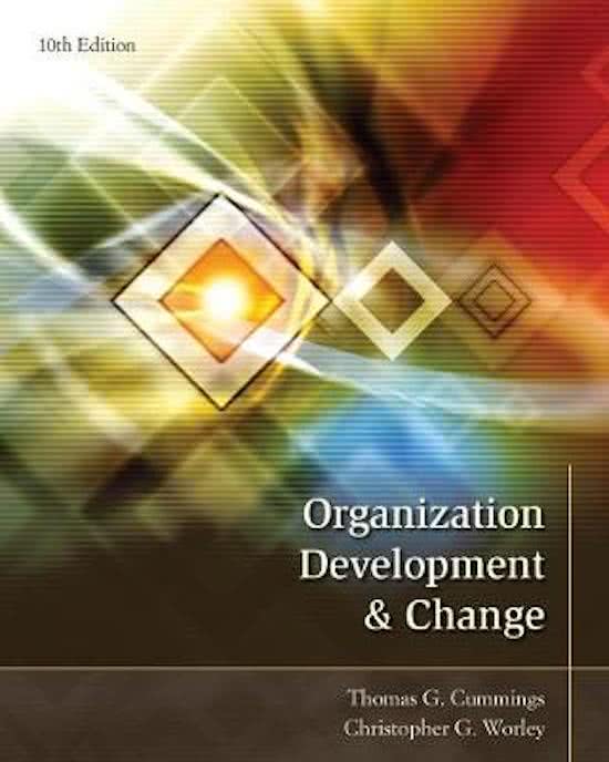 Summary Book Organizational Change (Human Resource Management @ Tilburg University)