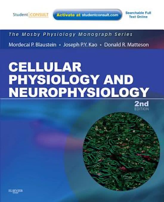 Cellular Physiology and Neurophysiology