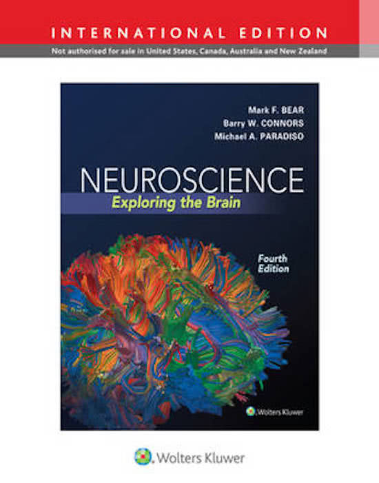 Neuroscience Exam 2 Study Guide