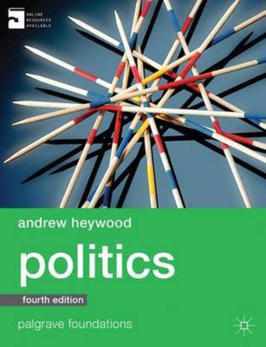 Chapters 1, 2, 3, 4 - Politics by Andrew Heywood
