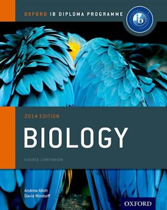Notizen zum IB Oxford Biology Kapitel 1. Zellbiologie (deutsch)
