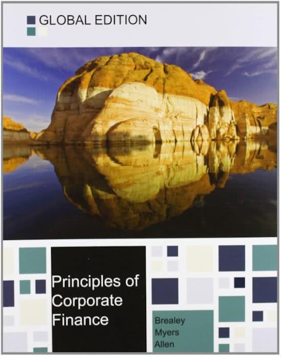 Principles of Corporate Finance