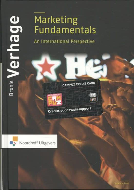 Samenvatting Hoofdstuk 3 Marketing Fundamentals, ISBN: 9789001818661  Marketing