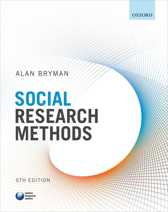 Bryman (Social Research Methods): Summary (Questions for Review) of Ch1-13; 17-21