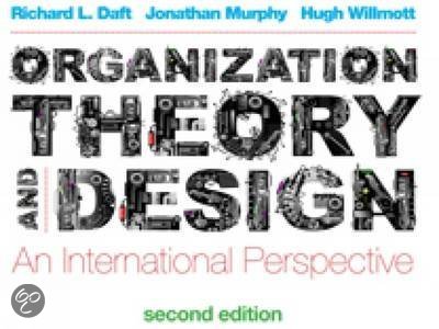 Organization Theory and Design Summary (CH1-12)