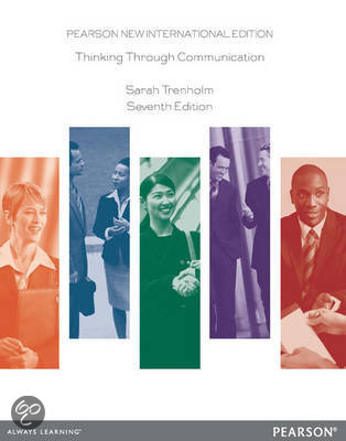 Thinking Through Communication: Pearson  International Edition