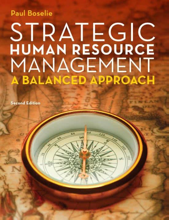 Strategic human resource management a balanced approach, Paul Boselie, Chapter 1-14