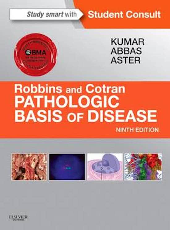 Test Bank for Robbins and Cotran Pathologic Basis of Disease, 9th Edition by Kumar, 9781455726134, Covering Chapters 1-29 | Includes Rationales