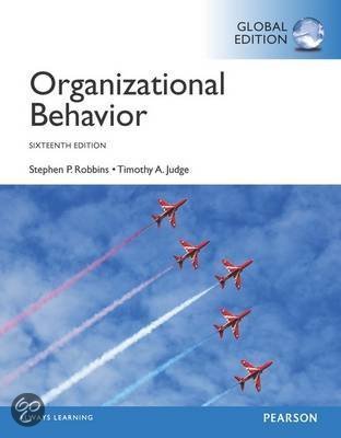 Summary Organizational Behaviour