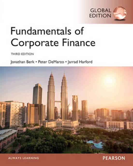 Corporate Finance, Global Edition