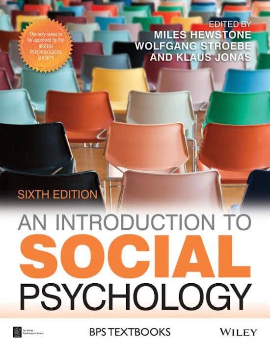 Summary an introduction to social psychology