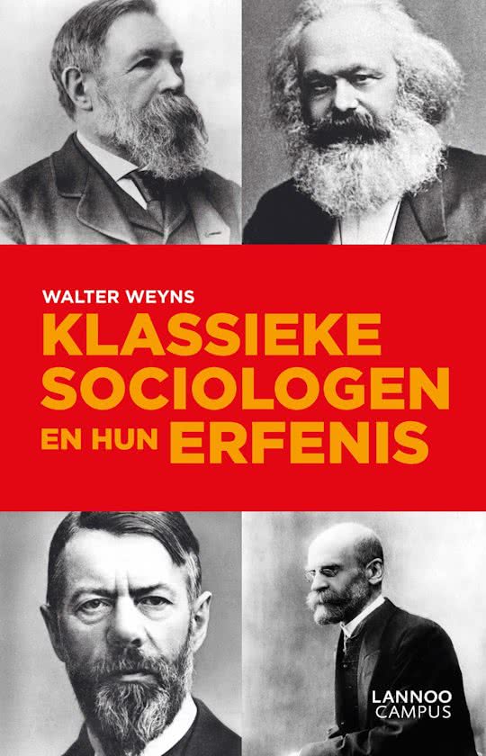 Klassieke Sociologische Theorie: begrippenlijst + vergelijking tussen sociologen