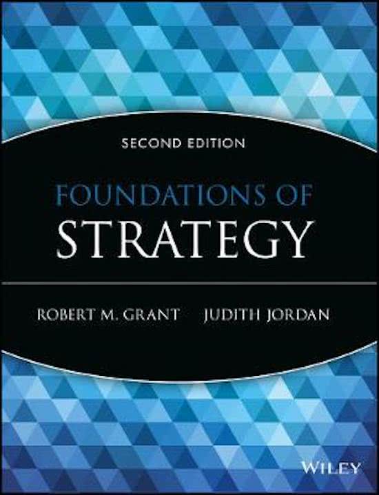 Summary of Foundations of Strategy by Robert M. Grant & Judith J. Jordan