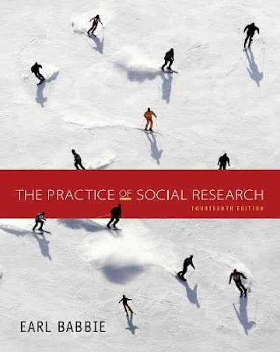 1.3: Designing Social Research - Samenvatting en notities bij The Practice of Social Research