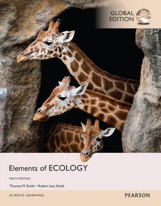 Samenvatting Ecologie deel 1 (ECO 1 t/m 5)
