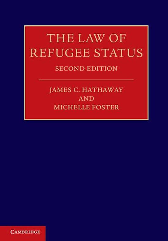 The Law of Refugee Status - Summary