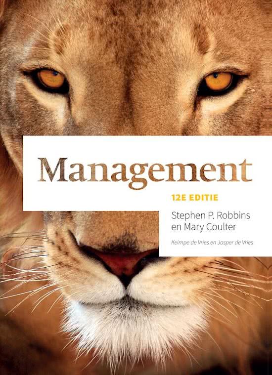 Management: Management & Organisatie hoofdstuk 3