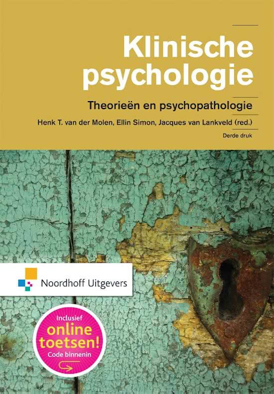Samenvatting Psychopathologie (kwartiel 3) (3e editie) - Toegepaste Psychologie, jaar 2