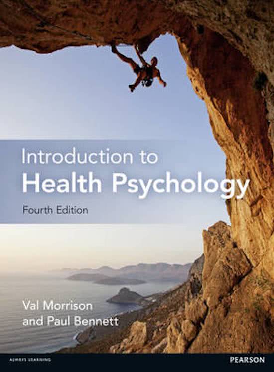 Health & Medical Psychology: ALLE Hoorcollege aantekeningen (HC1 t/m HC8)