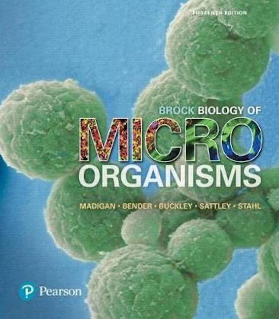 TEST BANK for Brock Biology of Microorganisms, 15th edition by Michael T. Madigan all chapters