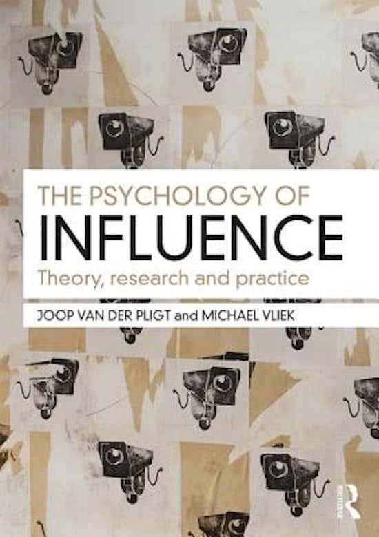 Samenvatting Psychology of influence (Engels)