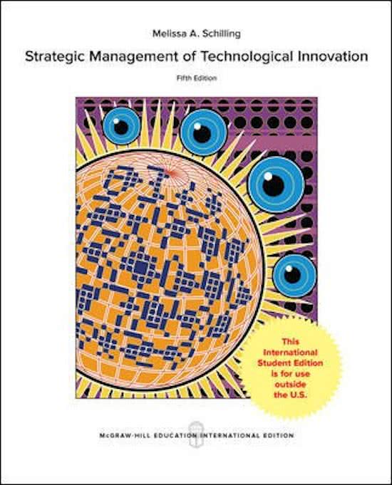 Innovation Management SUMMARY (Book   ARTICLES   Lectures), Strategic Management