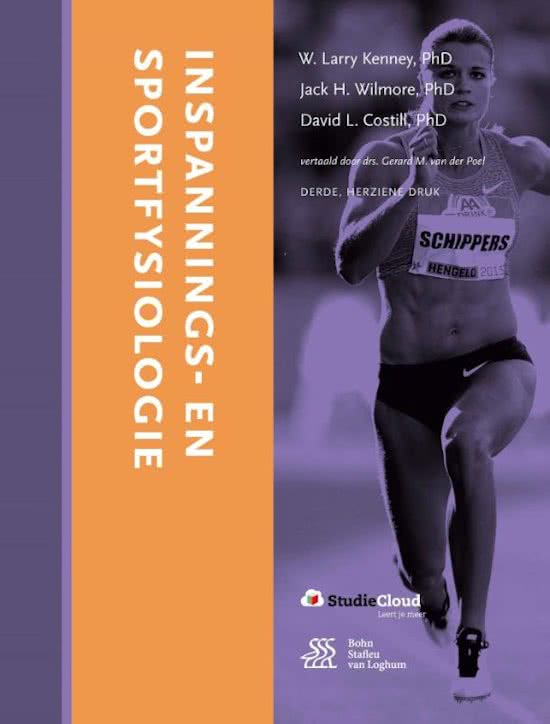 Samenvatting Inspannings- en sportfysiologie, ISBN: 9789036813259  Sport En Trainingsleer (SKVP9SK4)