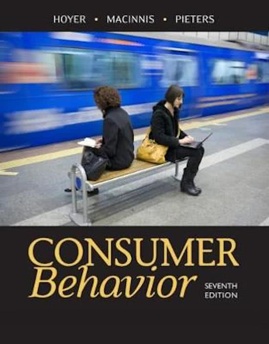 Consumer Behaviour 2019-2020 Summary (B-KUL-D0R13A)